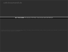 Tablet Screenshot of cafe-braumandl.de